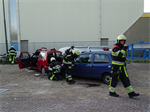 Oefening Brand Wegvervoer Auto Vaart Buitenpost